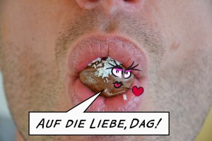 Praline-Mund